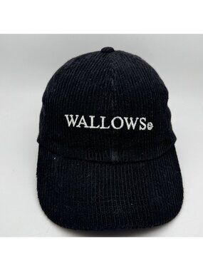 Wallows Band Black Corduroy Baseball Cap Dad Hat Embroidered Adjustable